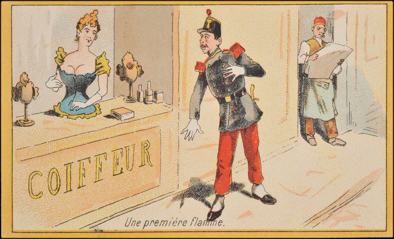 Romanet carte réclame chromo Paris 1877-1907 1995.1.672.33 Photo