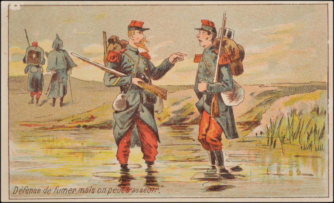 Romanet carte réclame chromo Paris 1877-1907 1995.1.672.4 Photo