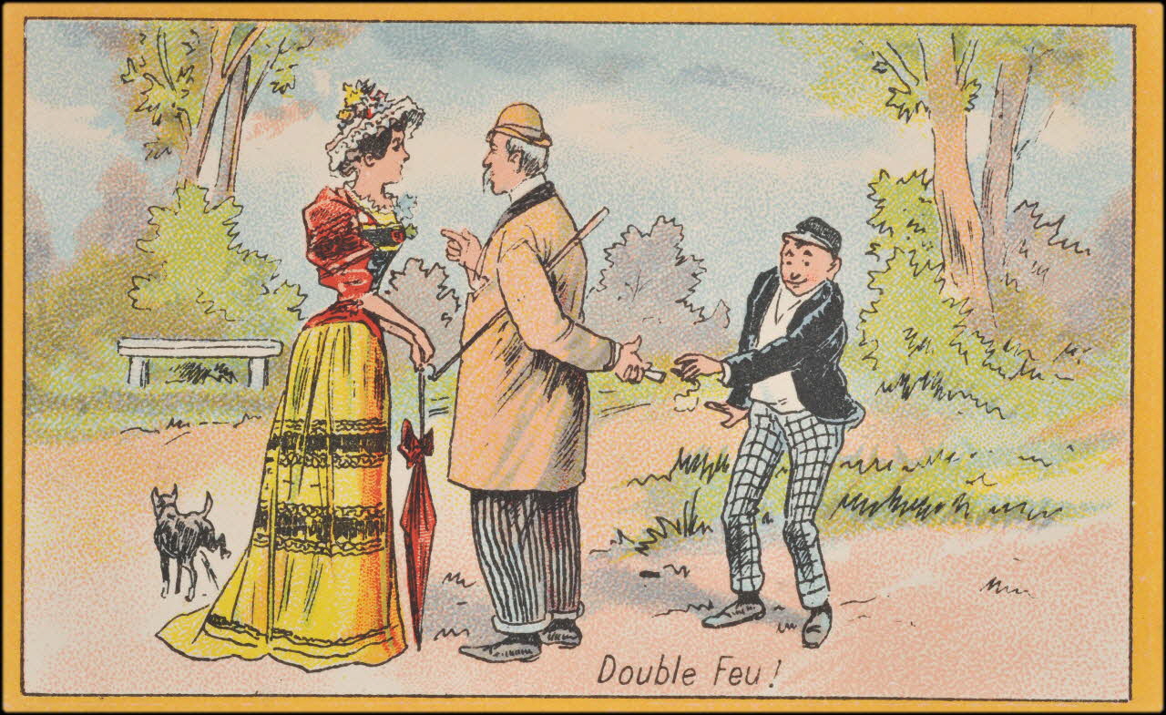 Romanet carte réclame chromo Paris 1877-1907 1995.1.672.6 Photo