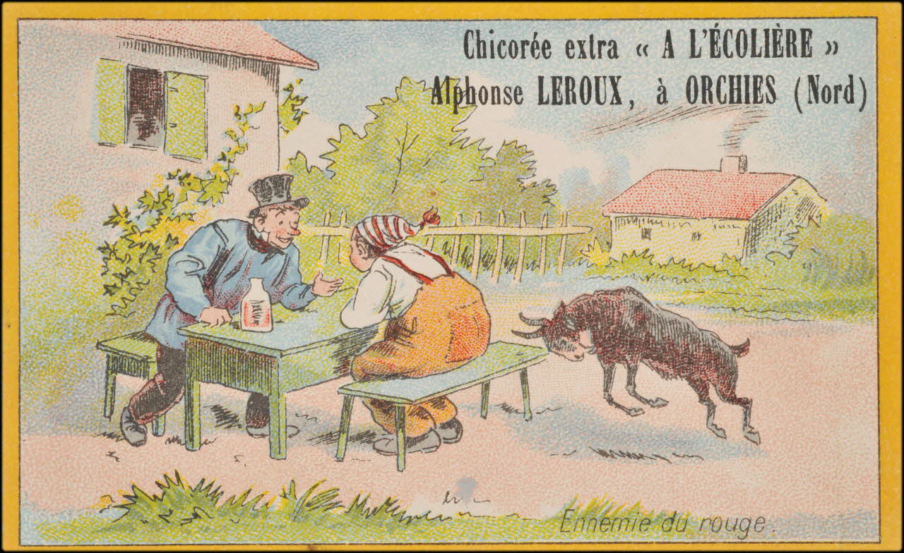 Romanet carte réclame chromo Paris 1877-1907 1995.1.672.8 Photo