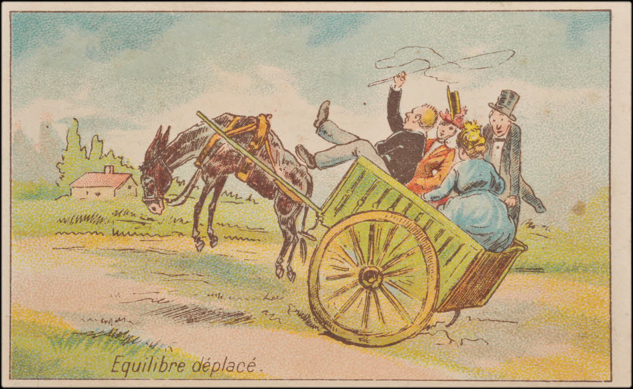 Romanet carte réclame chromo Paris 1877-1907 1995.1.672.9 Photo