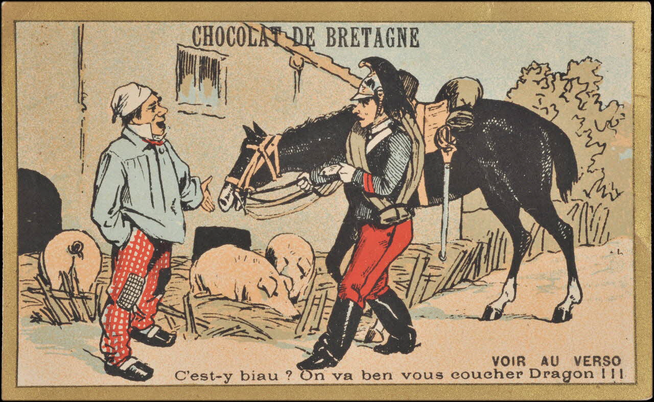 Romanet carte réclame chromo Paris 1897-1907 1995.1.673.1 Photo