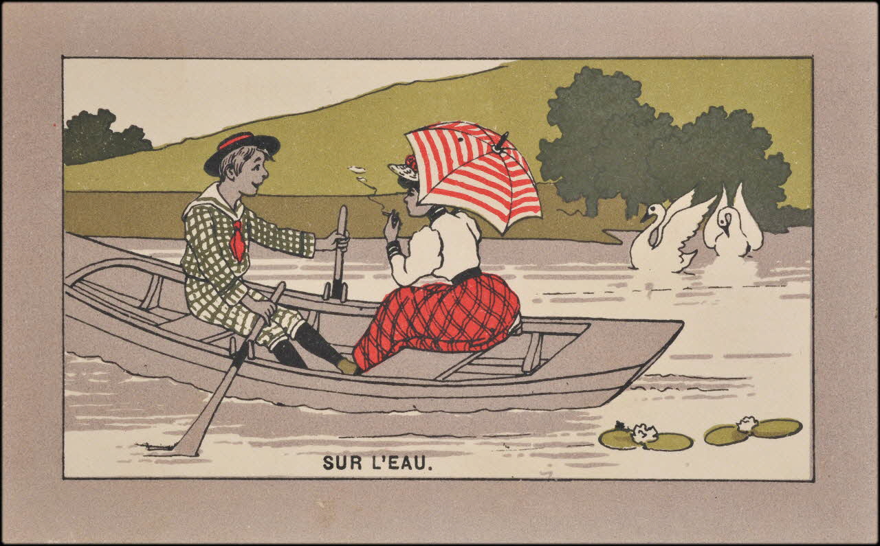 Romanet carte réclame chromo Paris 1877-1907 1995.1.675.1 Photo