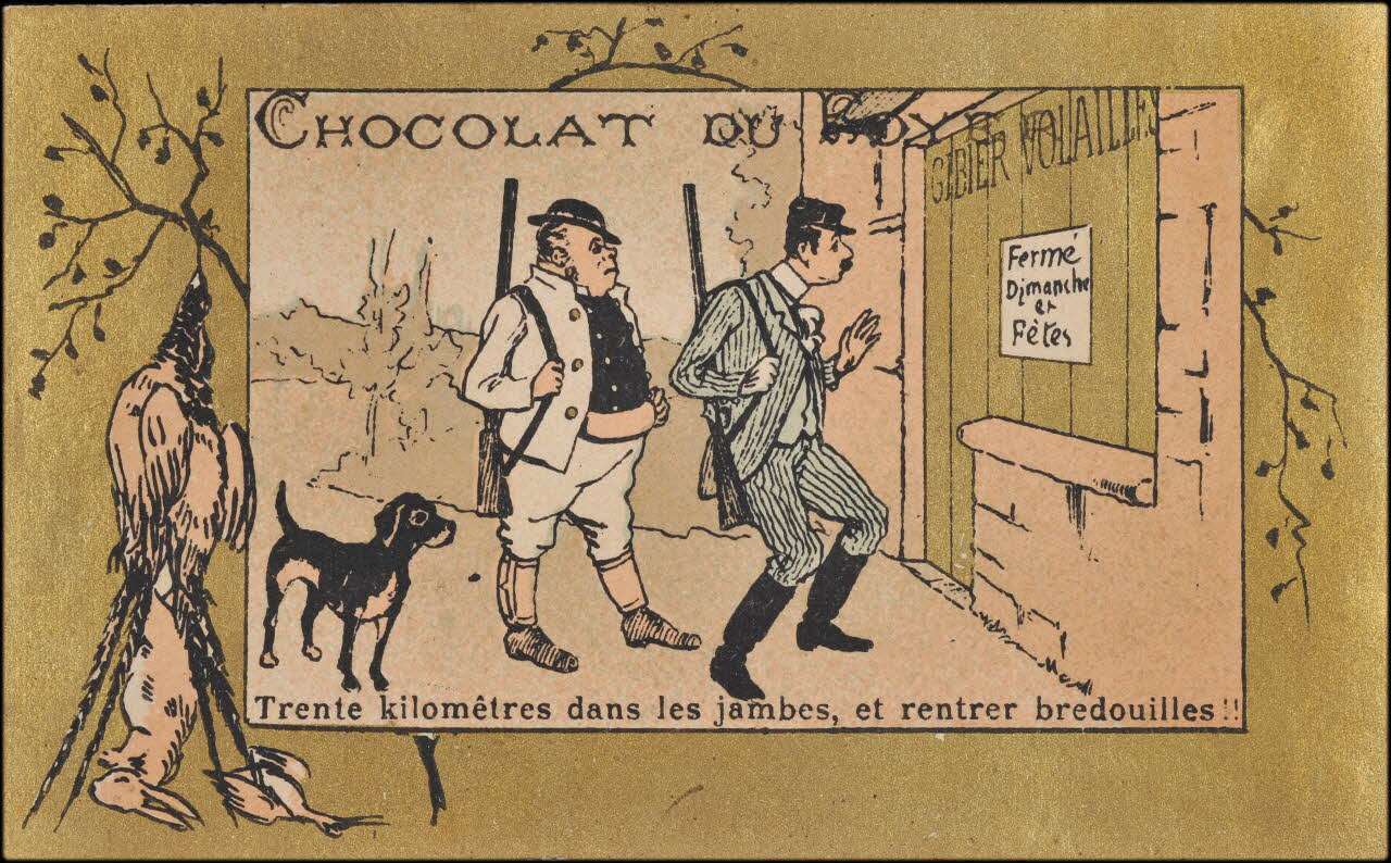 Romanet carte réclame chromo Paris 1877-1907 1995.1.676.11 Photo