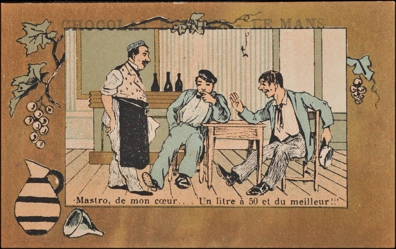 Romanet carte réclame chromo Paris 1877-1907 1995.1.676.16 Photo