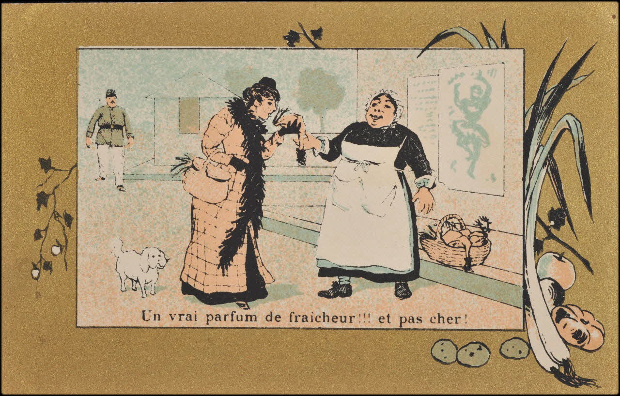 Romanet carte réclame chromo Paris 1877-1907 1995.1.676.17 Photo