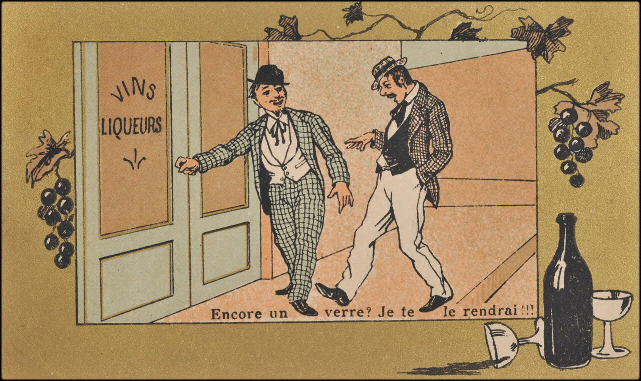 Romanet carte réclame chromo Paris 1877-1907 1995.1.676.4 Photo