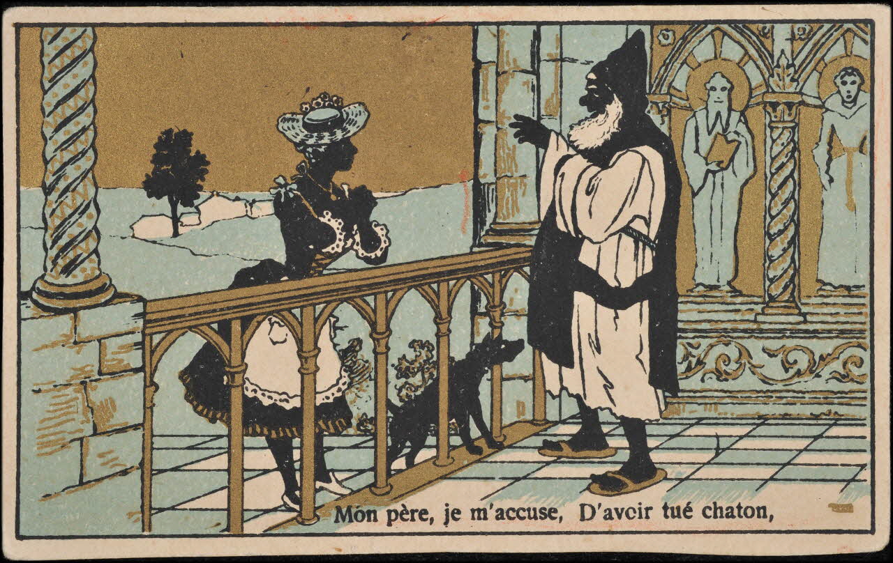 Romanet carte réclame chromo Paris 1877-1907 1995.1.677.11 Photo
