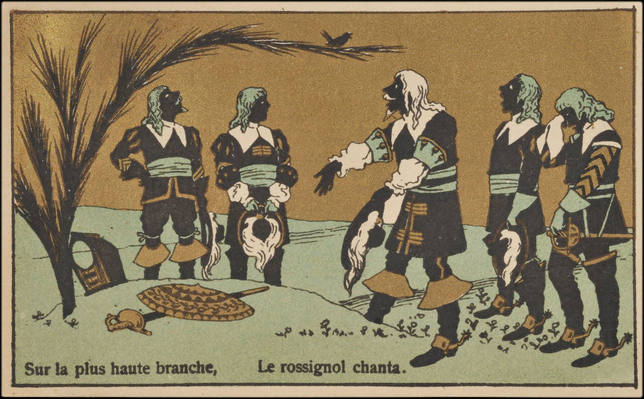Romanet carte réclame chromo Paris 1877-1907 1995.1.677.12 Photo