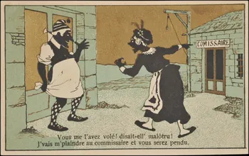 Romanet carte réclame chromo Paris 1877-1907 1995.1.677.13 Photo