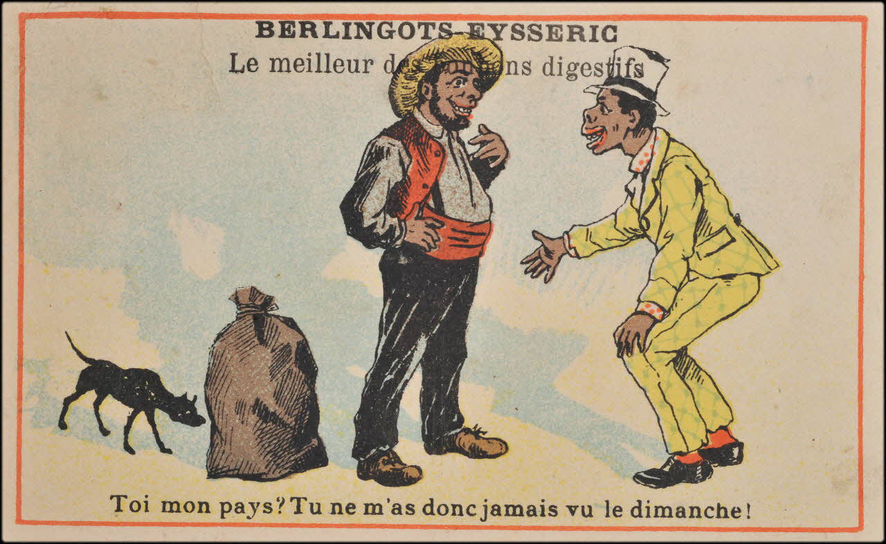 Romanet carte réclame chromo Paris 1877-1907 1995.1.678.6 Photo