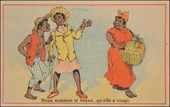 Romanet carte réclame chromo Paris 1877-1907 1995.1.678.9 Photo