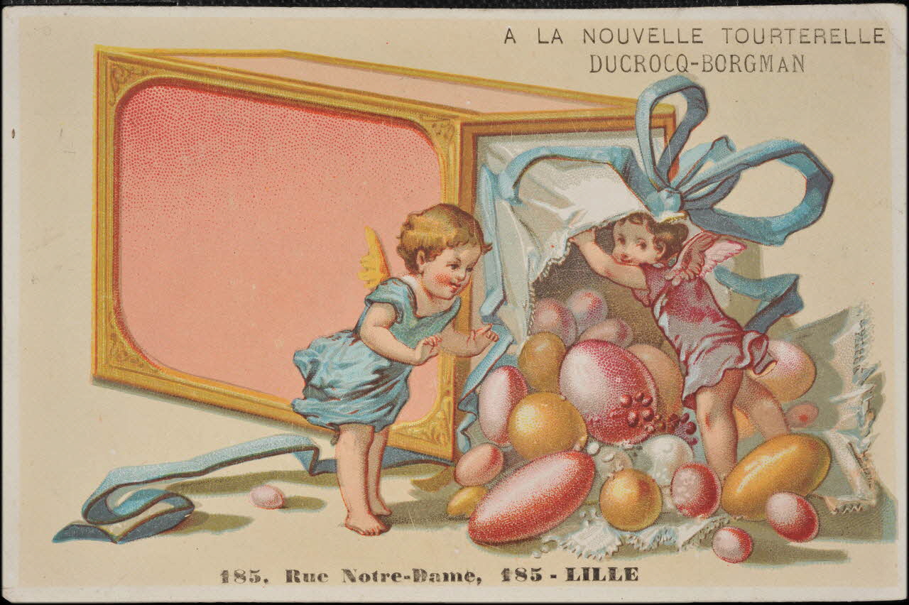 Romanet carte réclame chromo Paris 1877-1907 1995.1.679.3 Photo