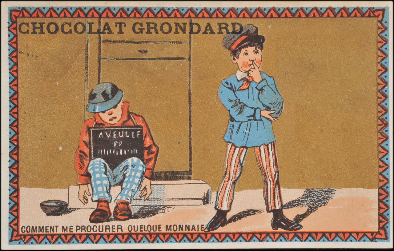 Romanet carte réclame chromo Paris 1877-1907 1995.1.680.1 Photo