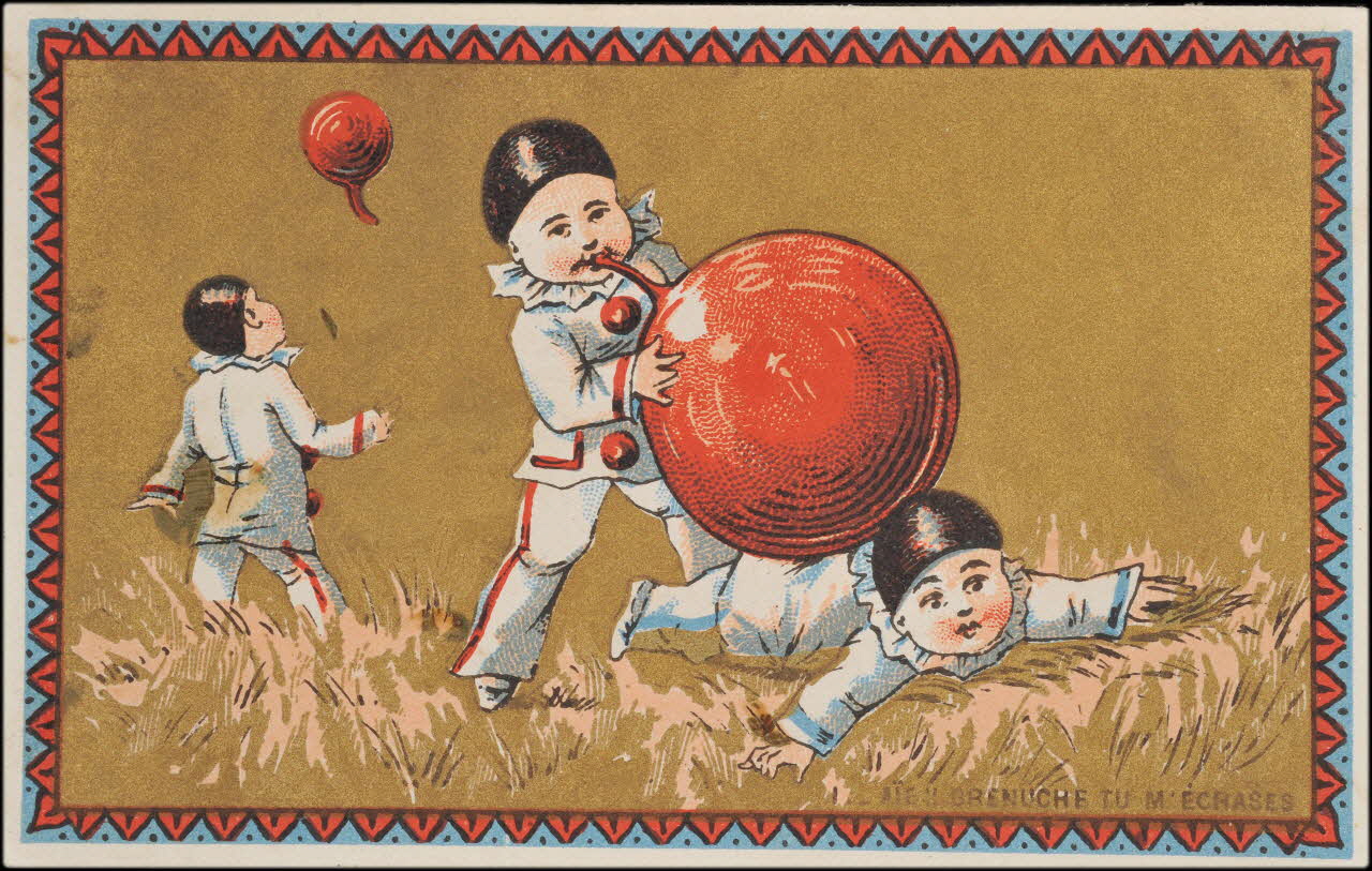 Romanet carte réclame chromo Paris 1877-1907 1995.1.685.1 Photo