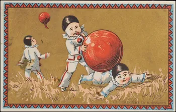 Romanet carte réclame chromo Paris 1877-1907 1995.1.685.1 Photo
