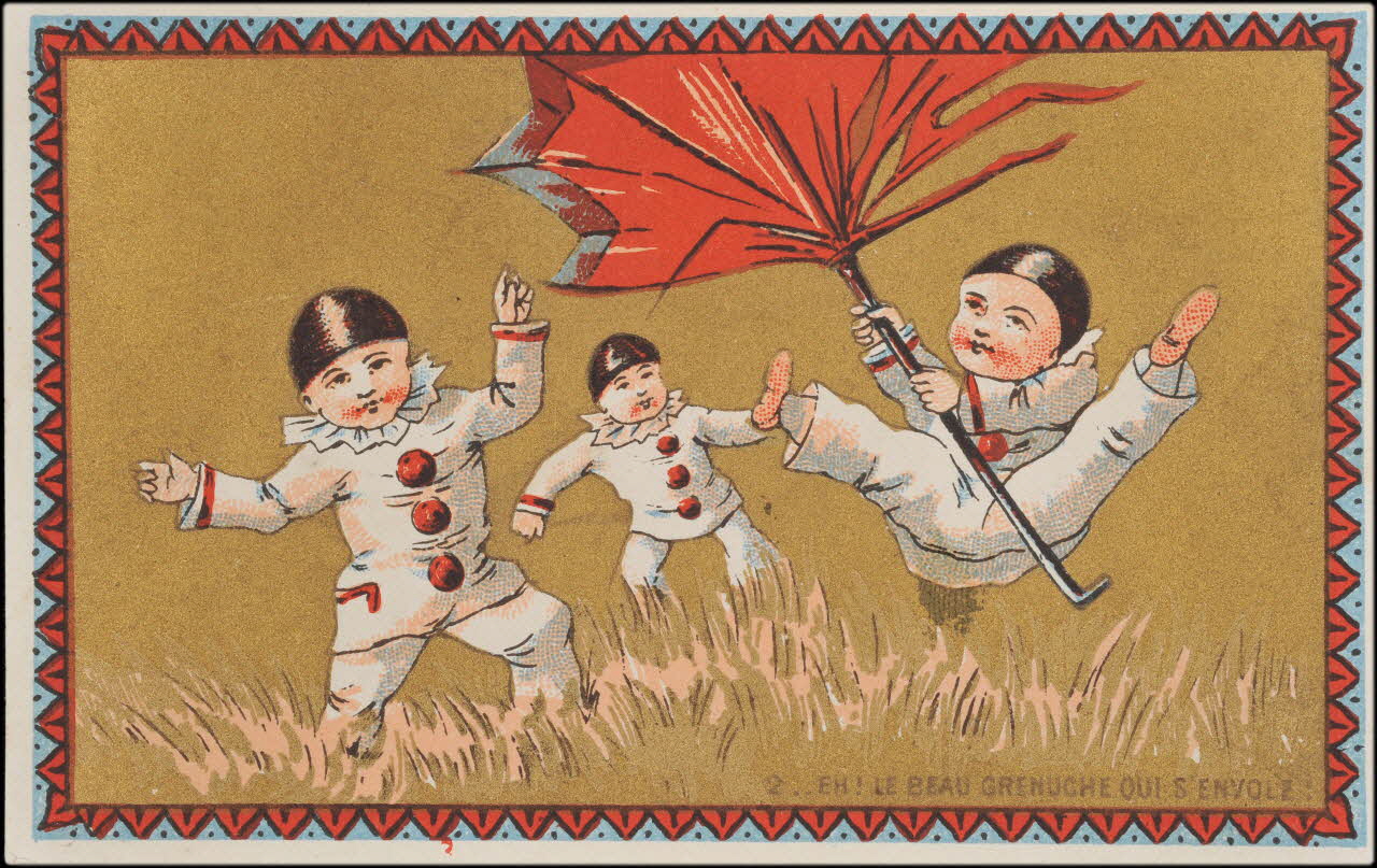 Romanet carte réclame chromo Paris 1877-1907 1995.1.685.2 Photo