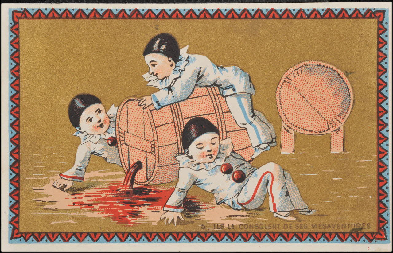 Romanet carte réclame chromo Paris 1877-1907 1995.1.685.5 Photo