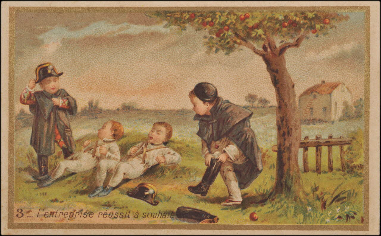 Romanet carte réclame chromo Paris 1877-1907 1995.1.688.3 Photo