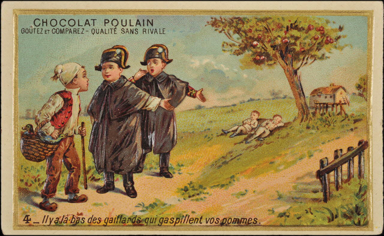 Romanet carte réclame chromo Paris 1877-1907 1995.1.688.4 Photo