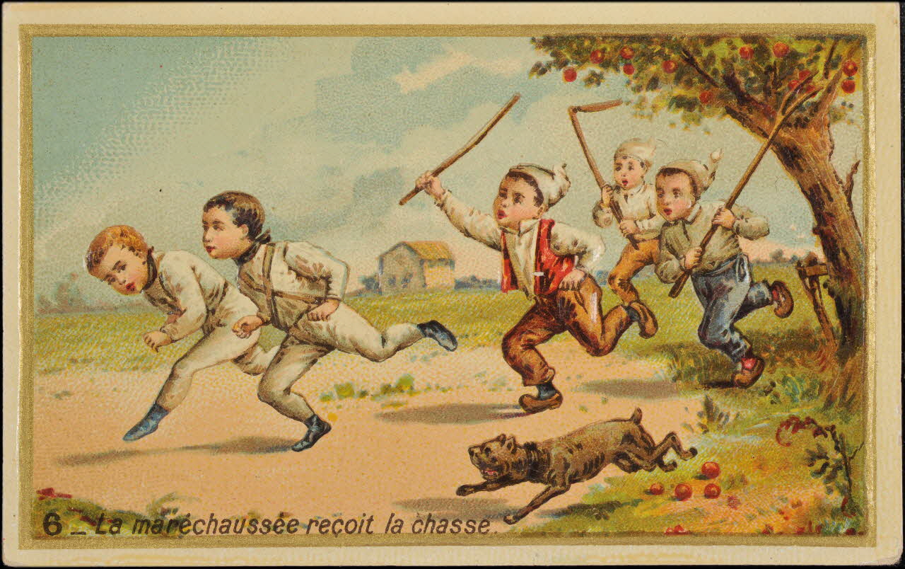 Romanet carte réclame chromo Paris 1877-1907 1995.1.688.5 Photo