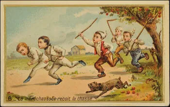 Romanet carte réclame chromo Paris 1877-1907 1995.1.688.5 Photo