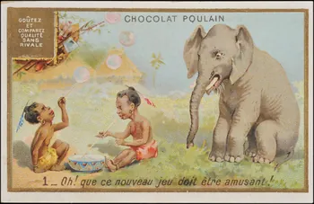 Romanet carte réclame chromo Paris 1877-1907 1995.1.690.1  Photo
