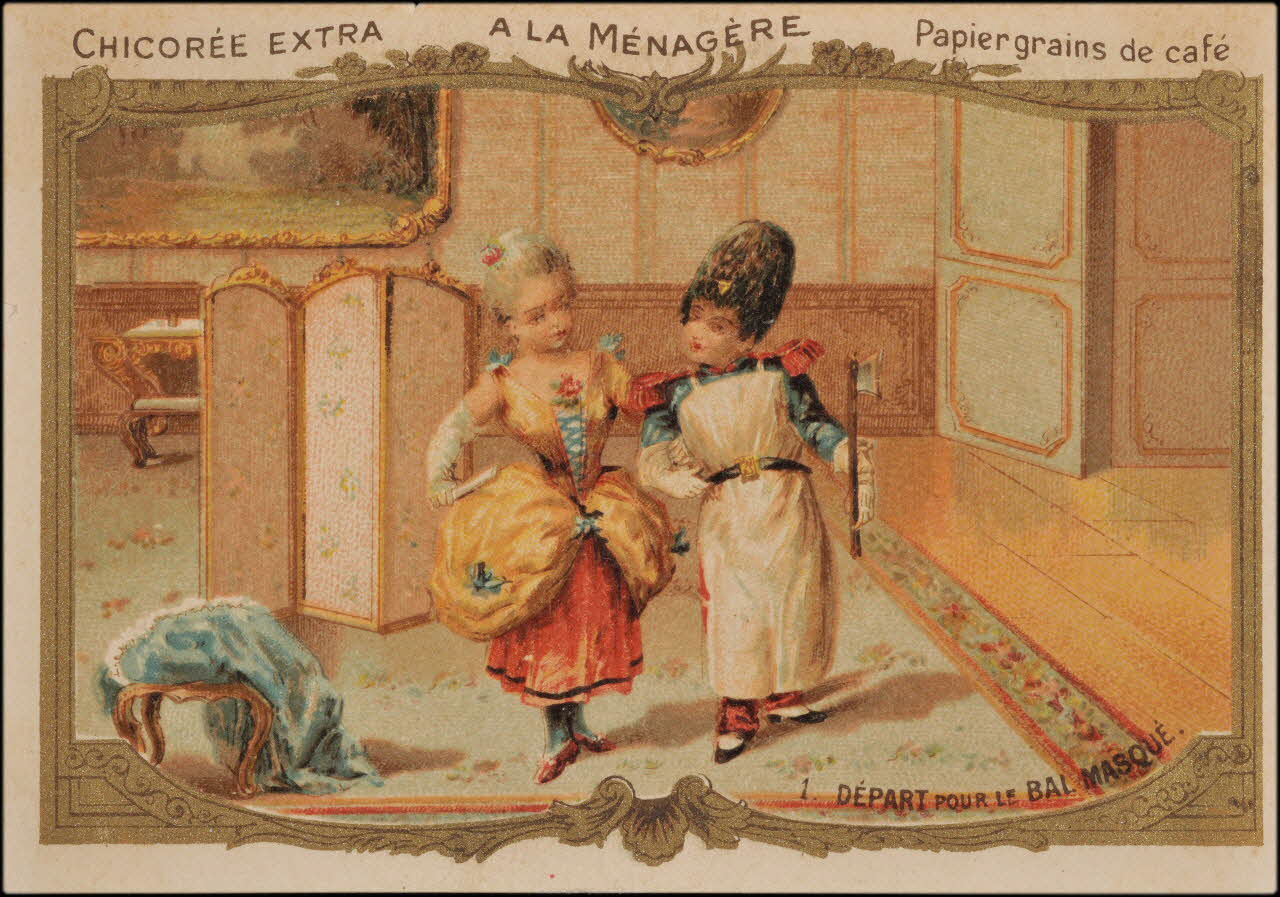 Romanet carte réclame chromo Paris 1877-1907 1995.1.691.1 Photo