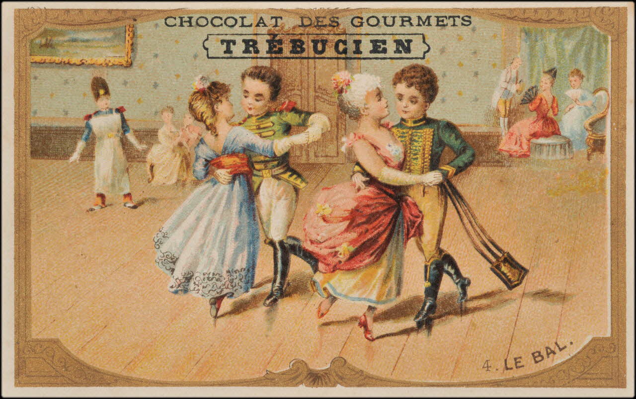 Romanet carte réclame chromo Paris 1877-1907 1995.1.691.4 Photo