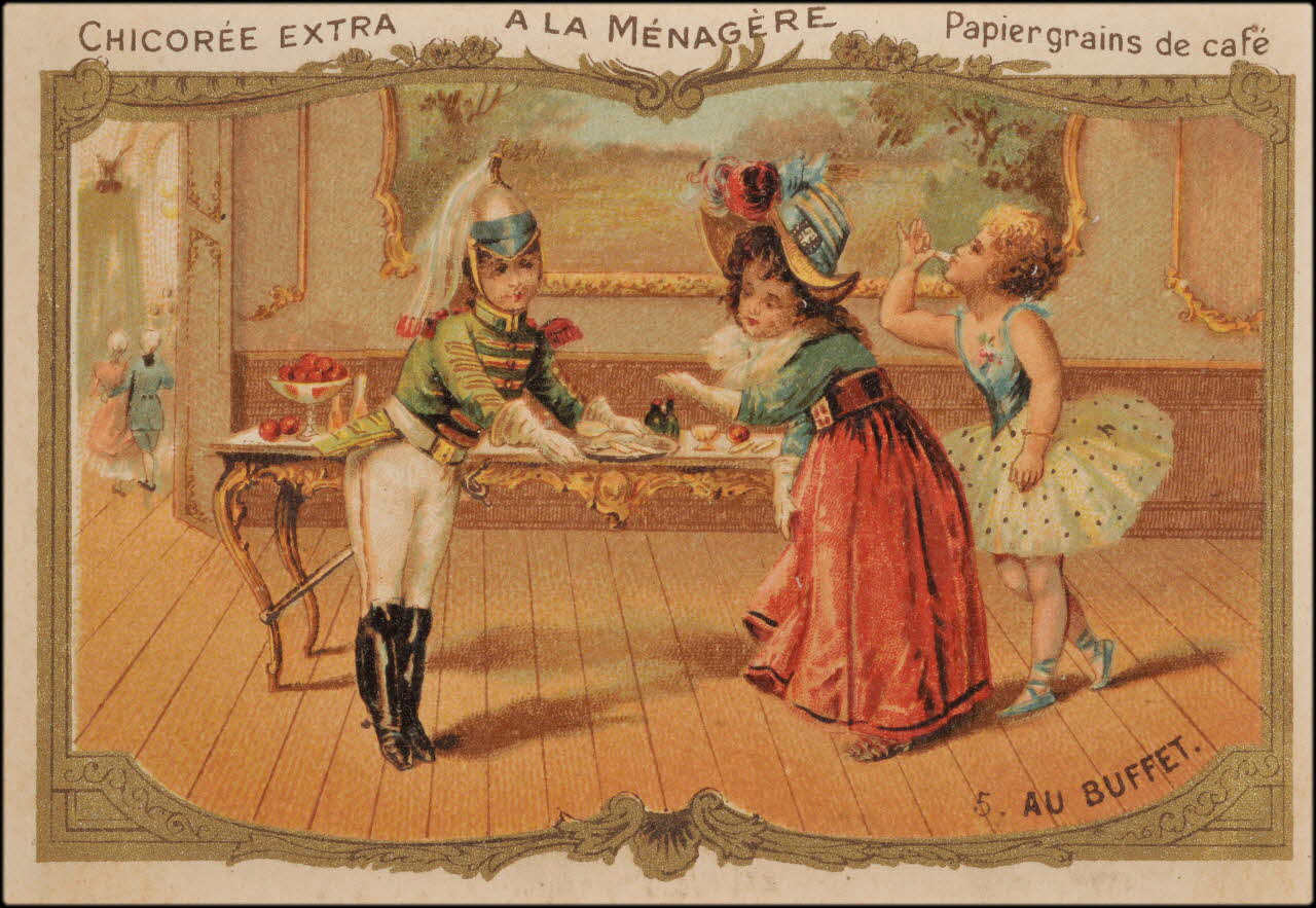 Romanet carte réclame chromo Paris 1877-1907 1995.1.691.5 Photo