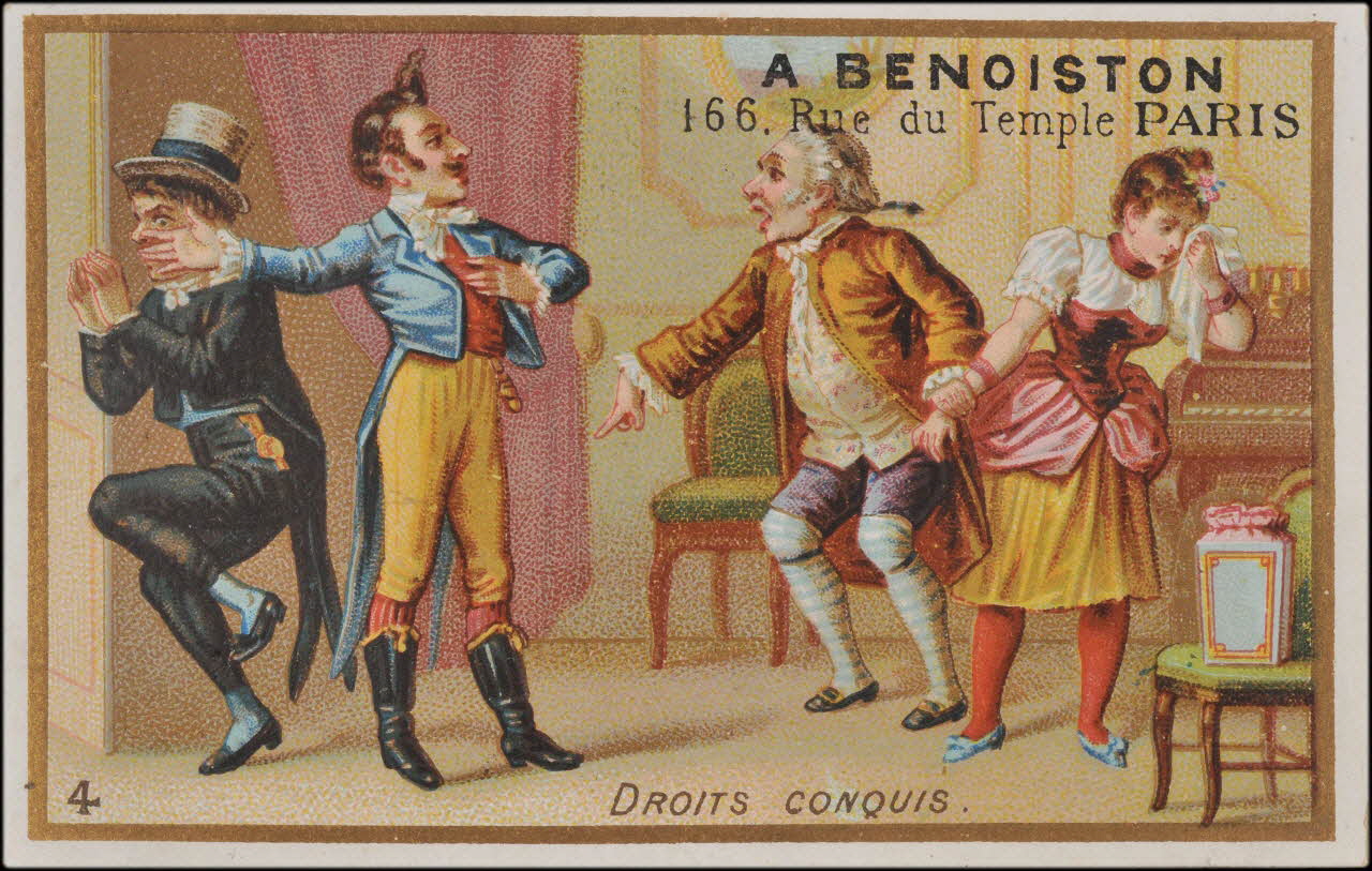 Romanet carte réclame chromo Paris 1877-1907 1995.1.693.4 Photo
