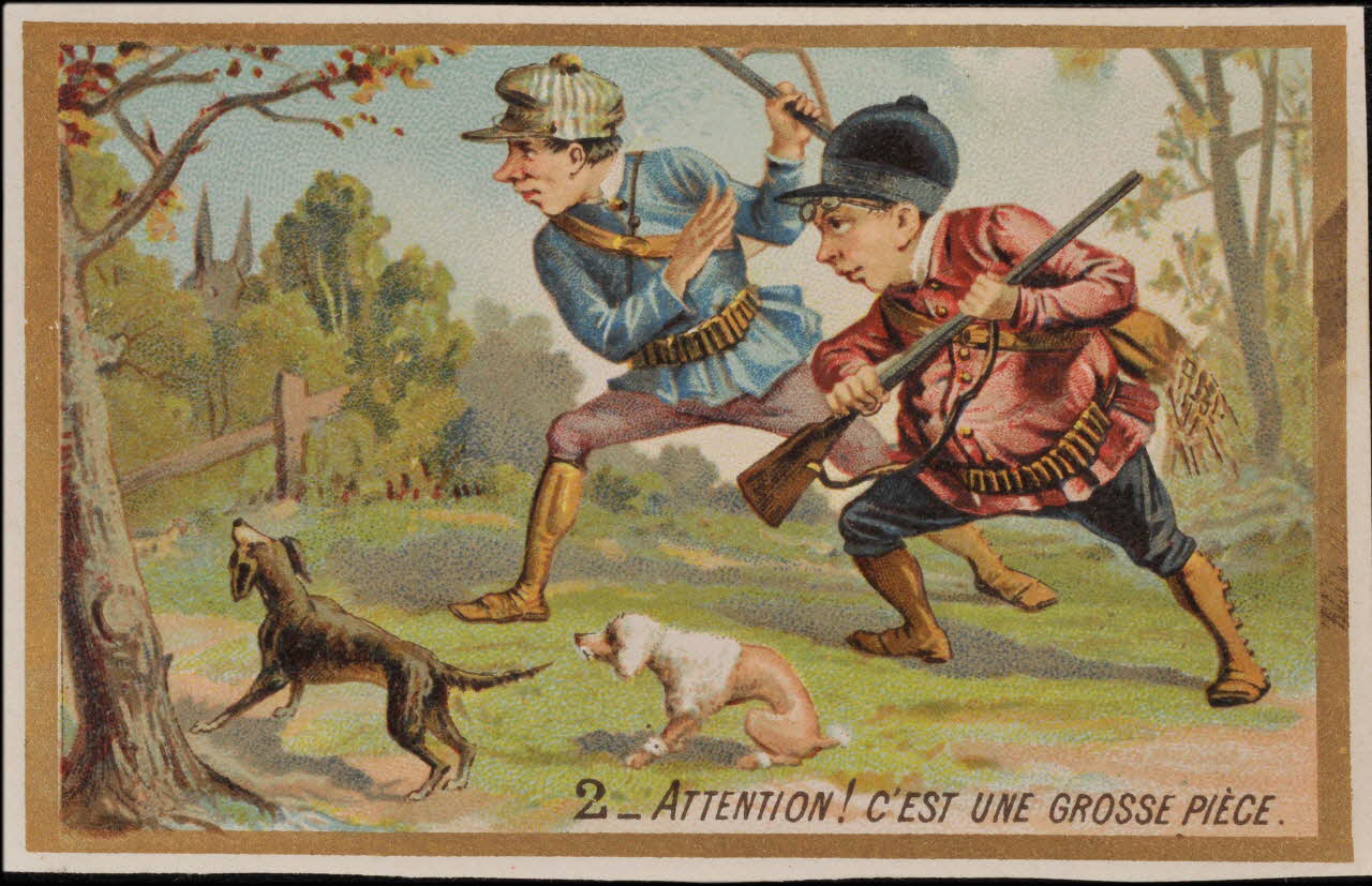 Romanet carte réclame chromo Paris 1877-1907 1995.1.694.2 Photo