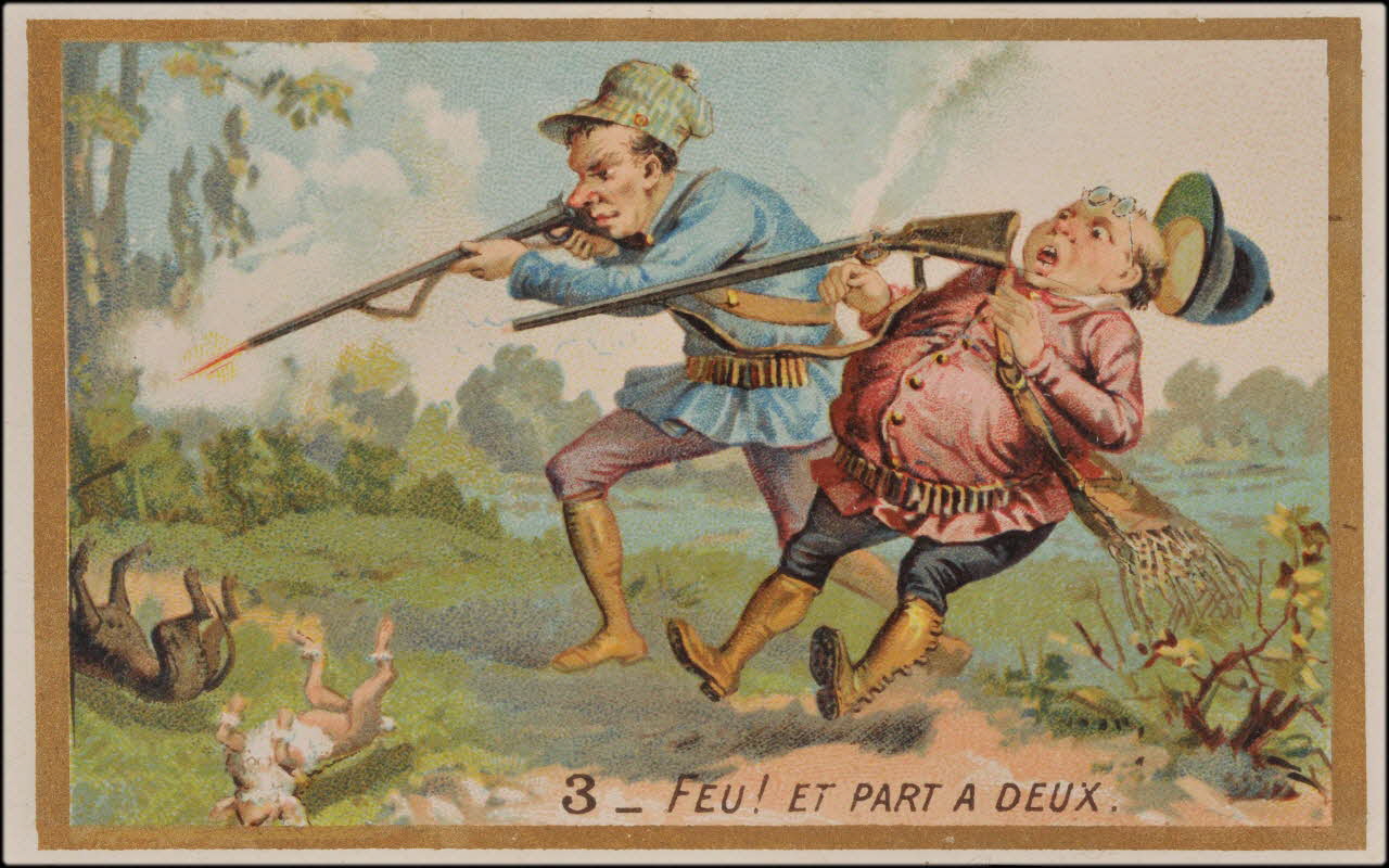 Romanet carte réclame chromo Paris 1877-1907 1995.1.694.3 Photo