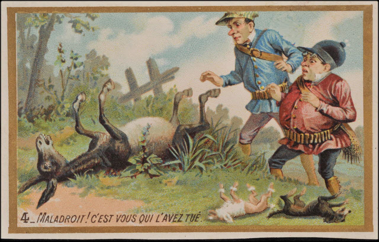 Romanet carte réclame chromo Paris 1877-1907 1995.1.694.4 Photo