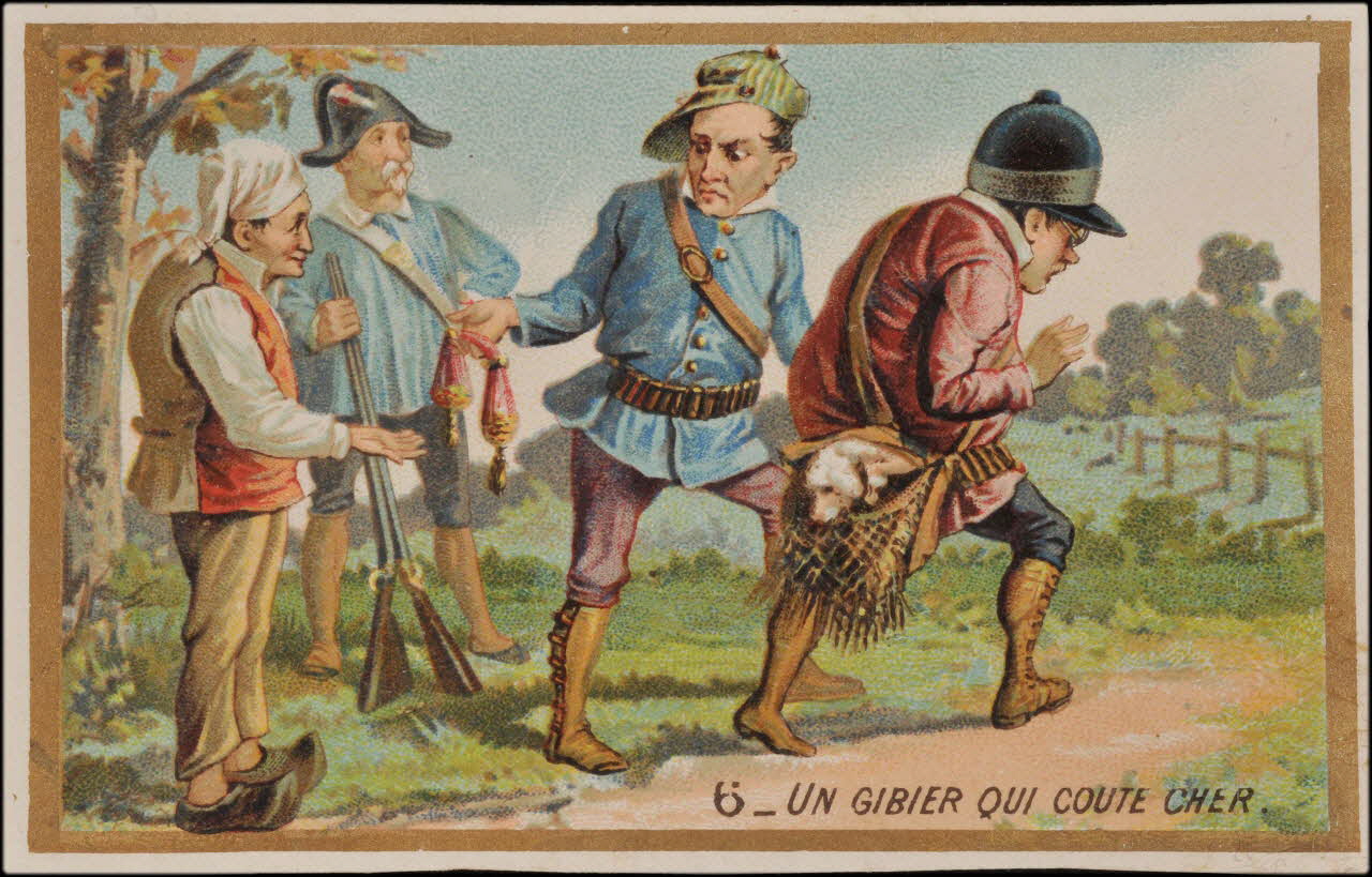 Romanet carte réclame chromo Paris 1877-1907 1995.1.694.6 Photo