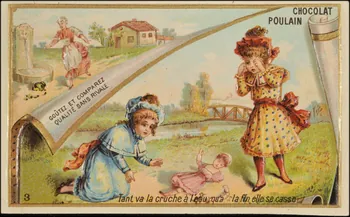 Romanet carte réclame chromo Paris 1877-1907 1995.1.695.6 Photo