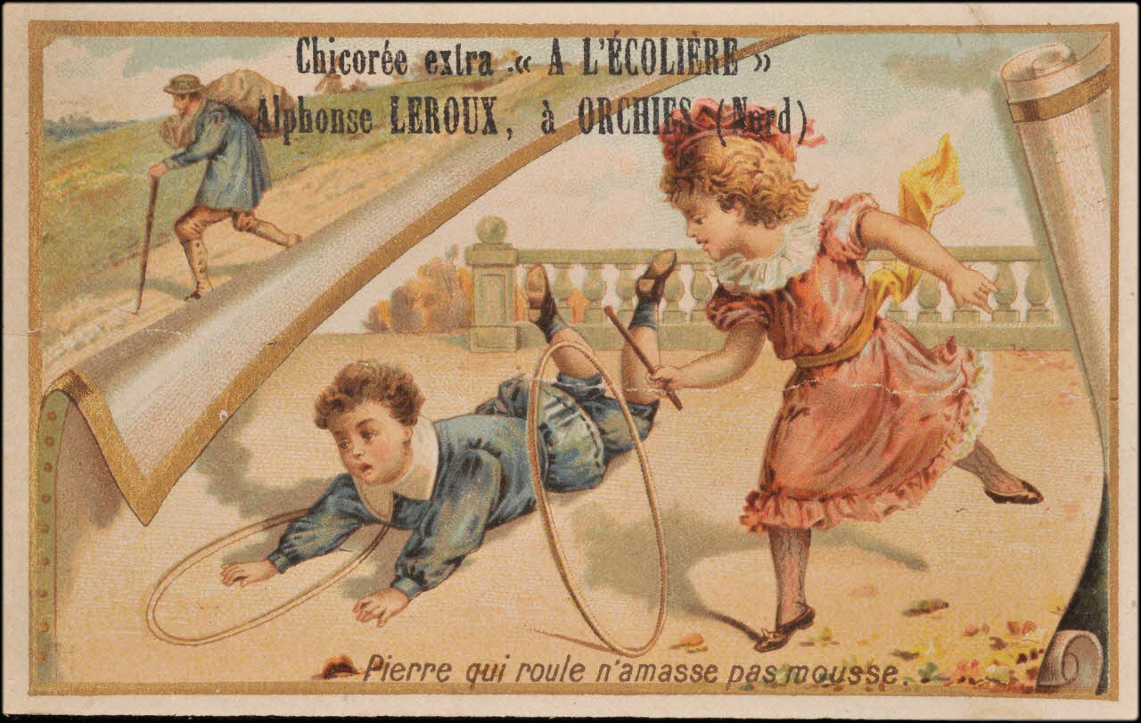 Romanet carte réclame chromo Paris 1877-1907 1995.1.695.8 Photo