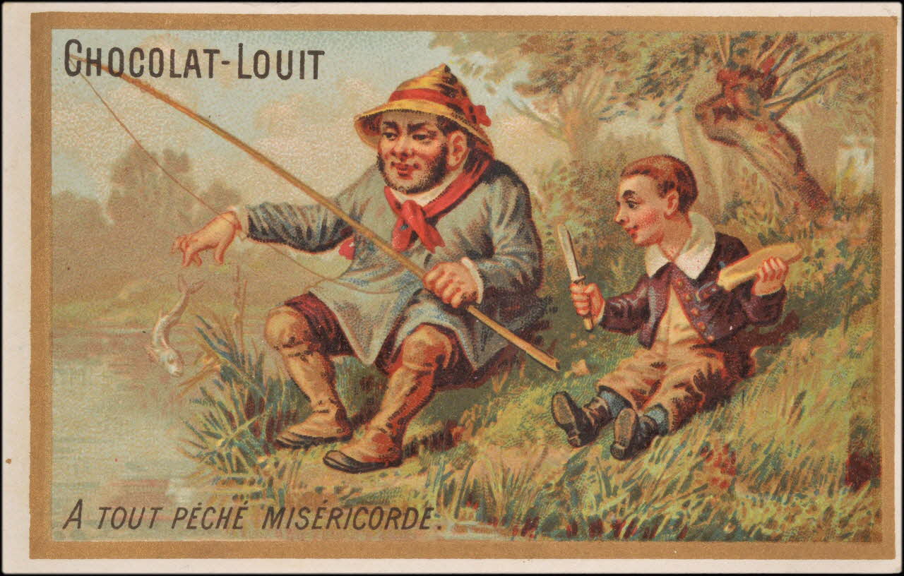 Romanet carte réclame chromo Paris 1877-1907 1995.1.696.4 Photo