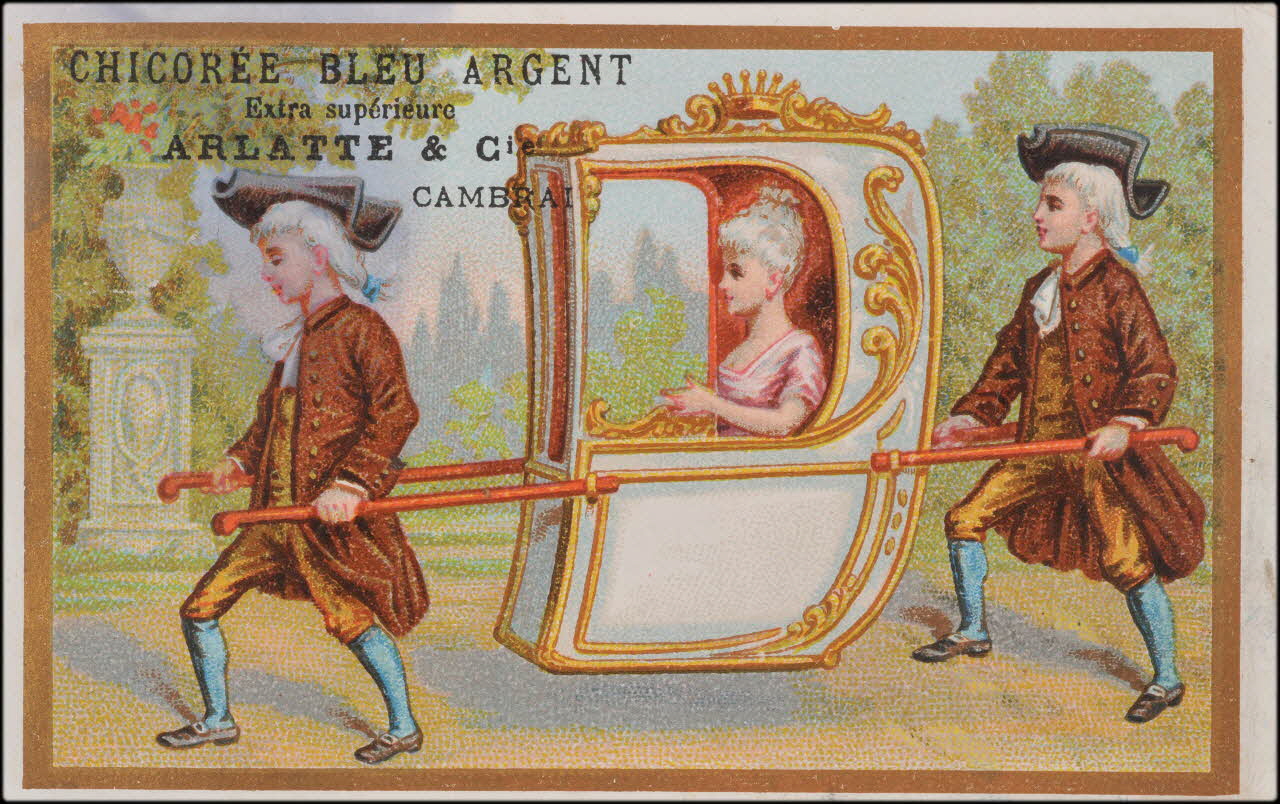 Romanet carte réclame chromo Paris 1877-1907 1995.1.699.3 Photo