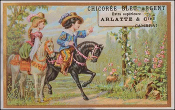 Romanet carte réclame chromo Paris 1877-1907 1995.1.699.5 Photo
