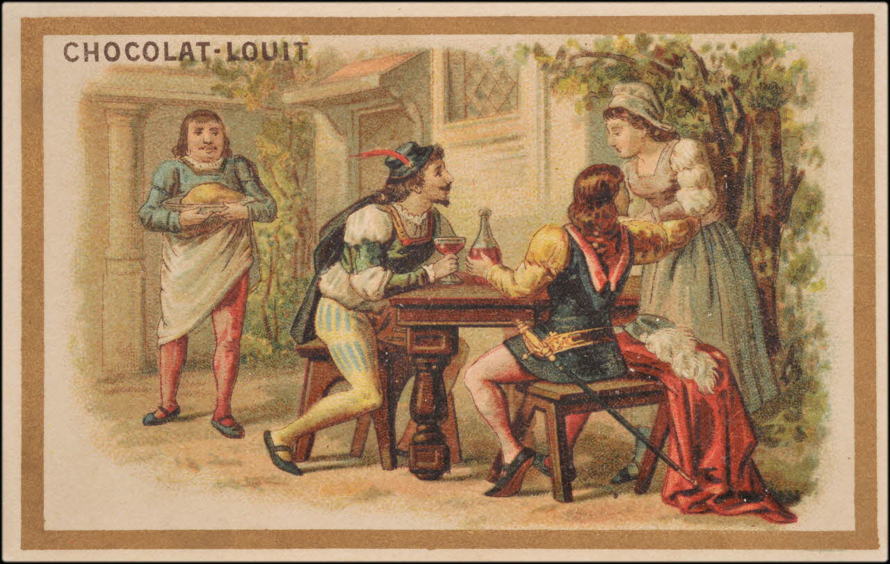 Romanet carte réclame chromo Paris 1877-1907 1995.1.700.2 Photo