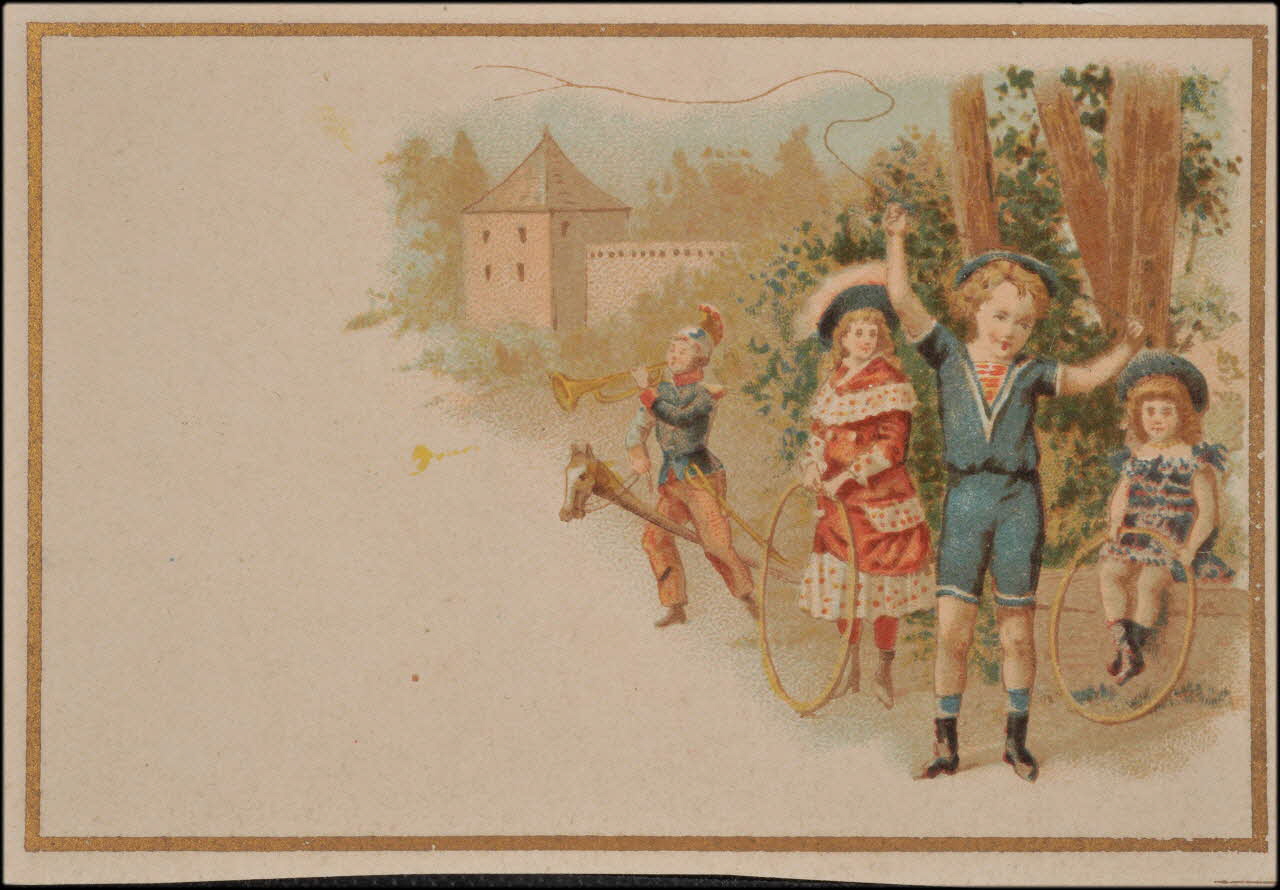 Romanet carte réclame chromo Paris 1877-1907 1995.1.701.6 Photo