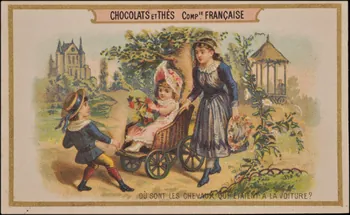 Romanet carte réclame chromo Paris 1877-1907 1995.1.702.4 Photo