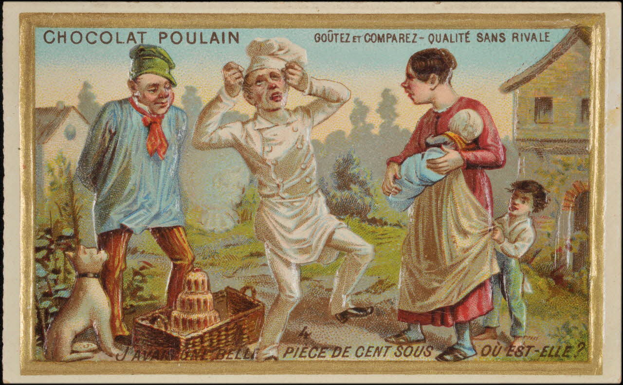 Romanet carte réclame chromo Paris 1877-1907 1995.1.703.5 Photo