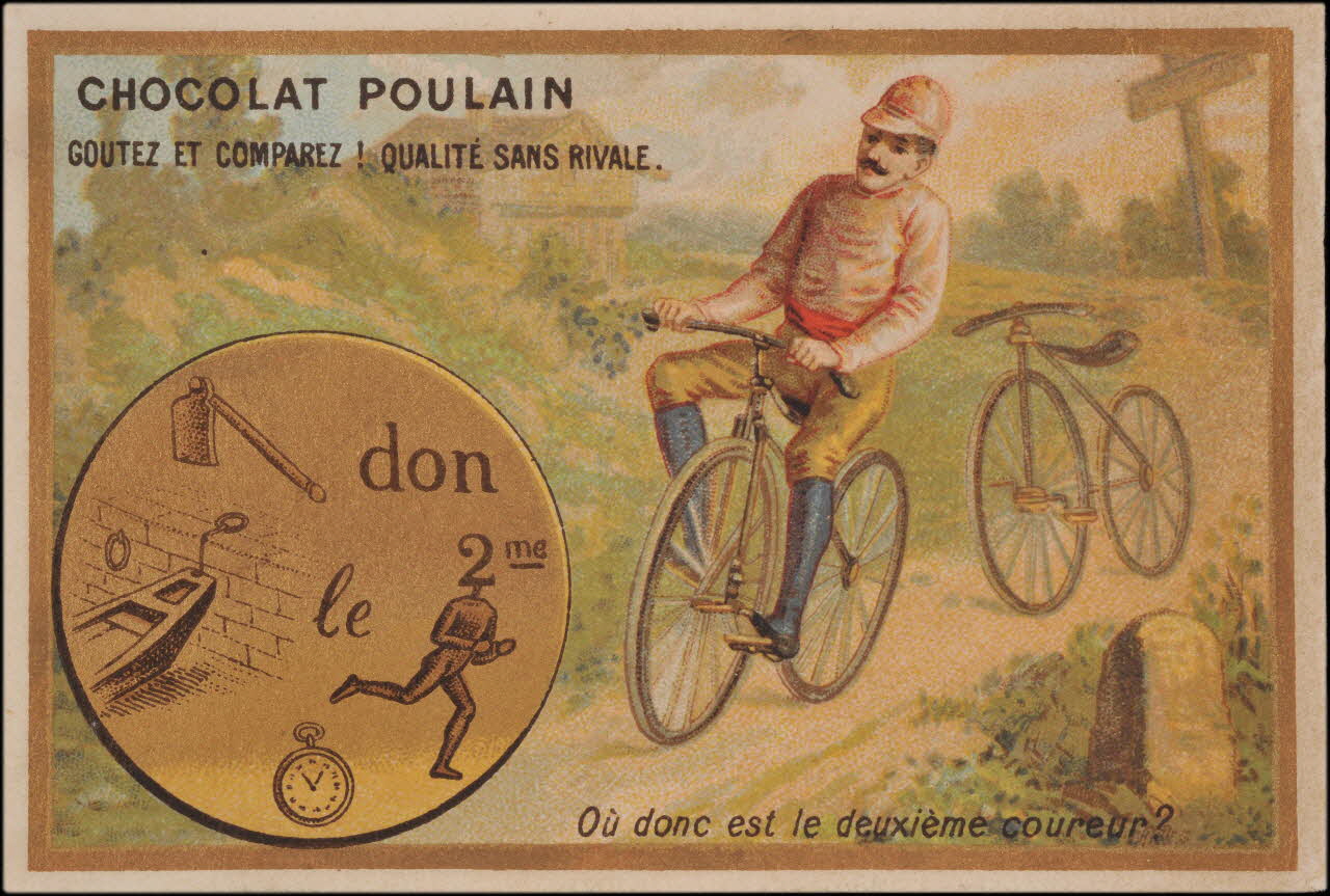 Romanet carte réclame chromo Paris 1877-1907 1995.1.704.4 Photo