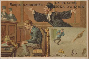 Romanet carte réclame chromo Paris 1877-1907 1995.1.705.1 Photo