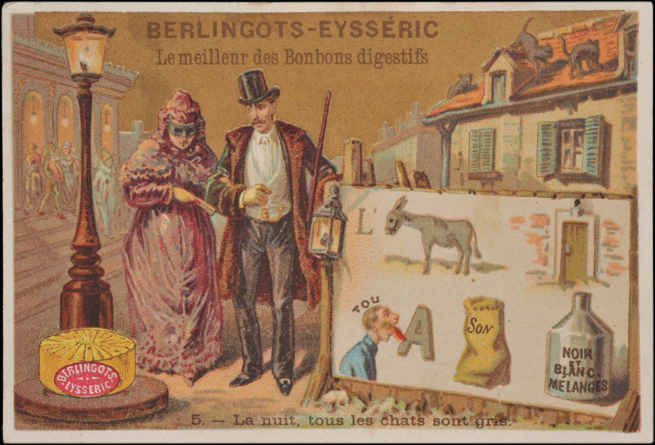 Romanet carte réclame chromo Paris 1877-1907 1995.1.705.5 Photo