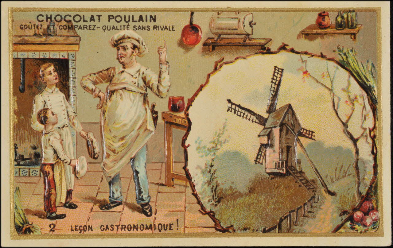 Romanet carte réclame chromo Paris 1877-1907 1995.1.706.5 Photo