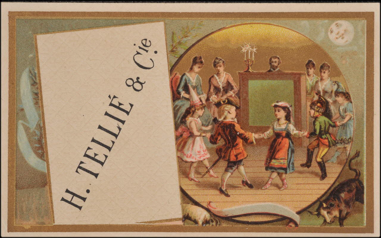 Romanet carte réclame chromo Paris 1877-1907 1995.1.707.2 Photo