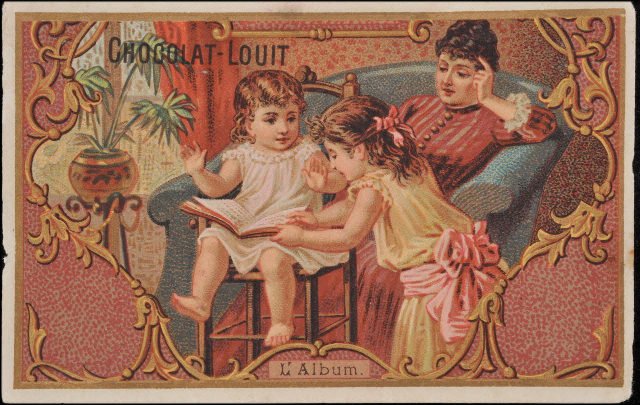 Romanet carte réclame chromo Paris 1877-1907 1995.1.709.1 Photo